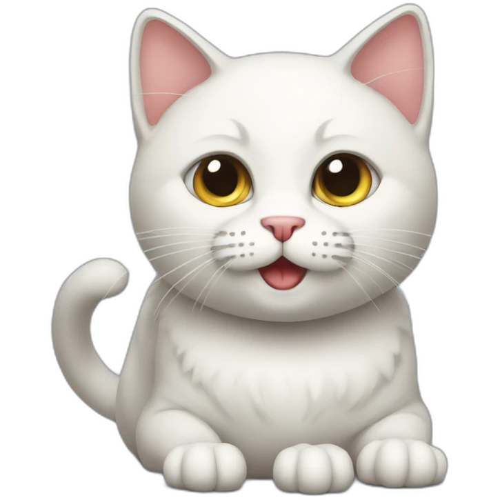 cat with pc emoji