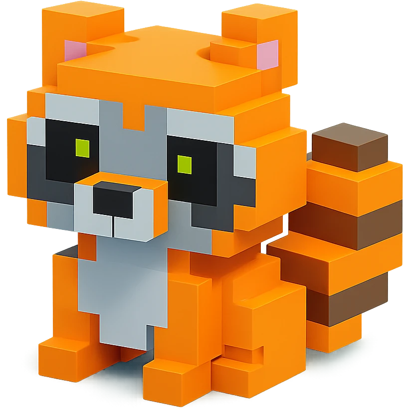 Raccoon emoji