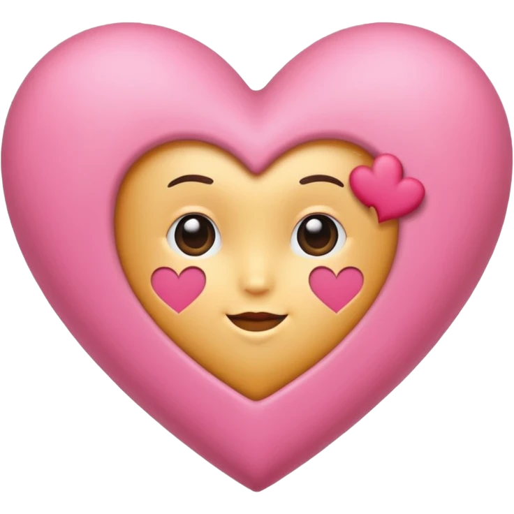 Corazón rosa bebé  emoji