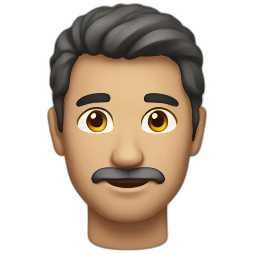 Hombre sin pelo  emoji