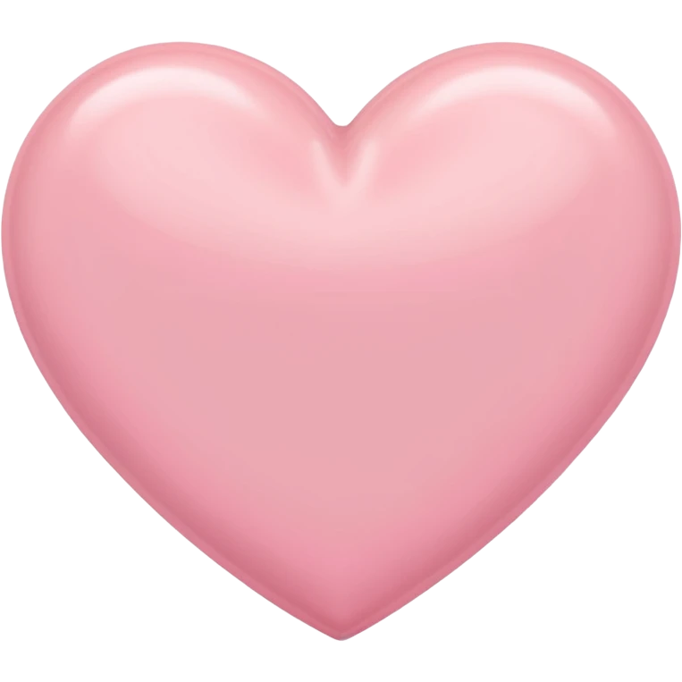 pastel pink heart  emoji