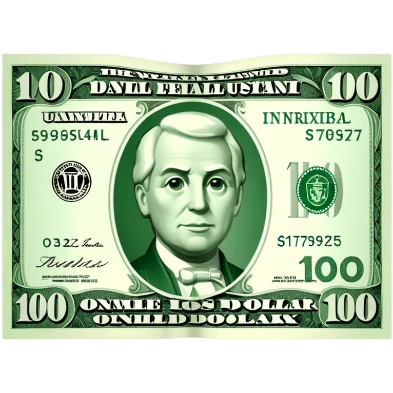 100 dollar bill emoji