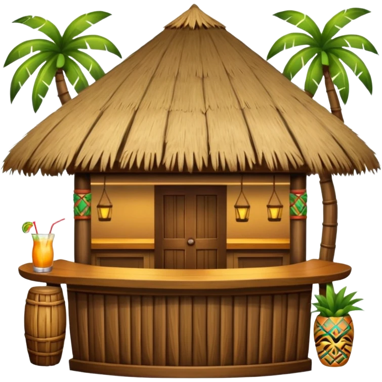 tiki bar  emoji