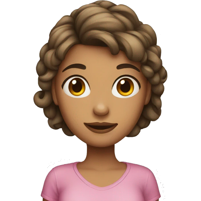 a girl with a bump on her head emoji