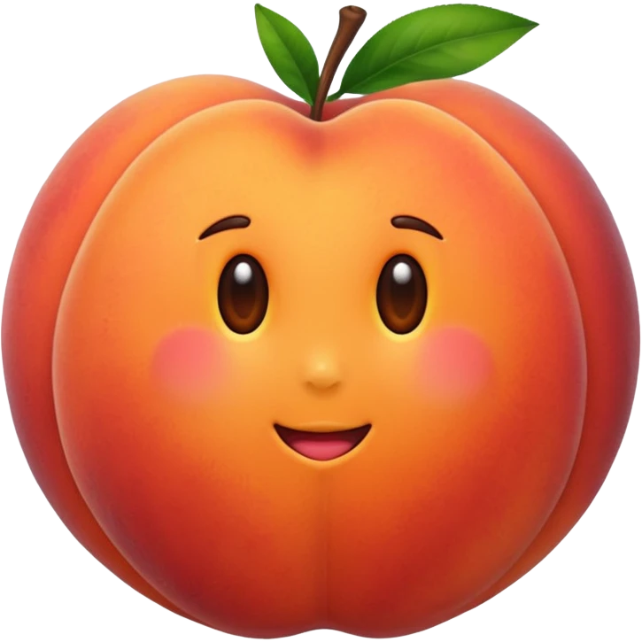Peach emoji