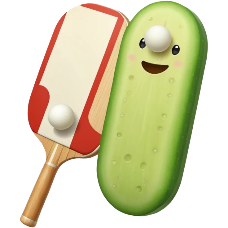 🥒+🏓 emoji