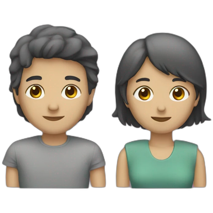 Dos personas abrazadas emoji