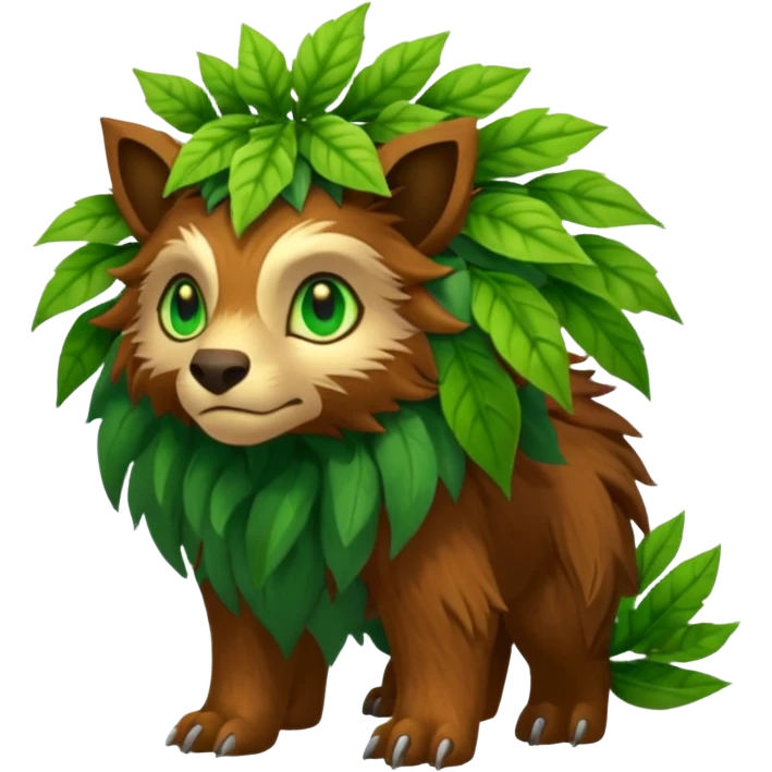 Skogen-Fakémon-hybrid-creature (full body)  emoji
