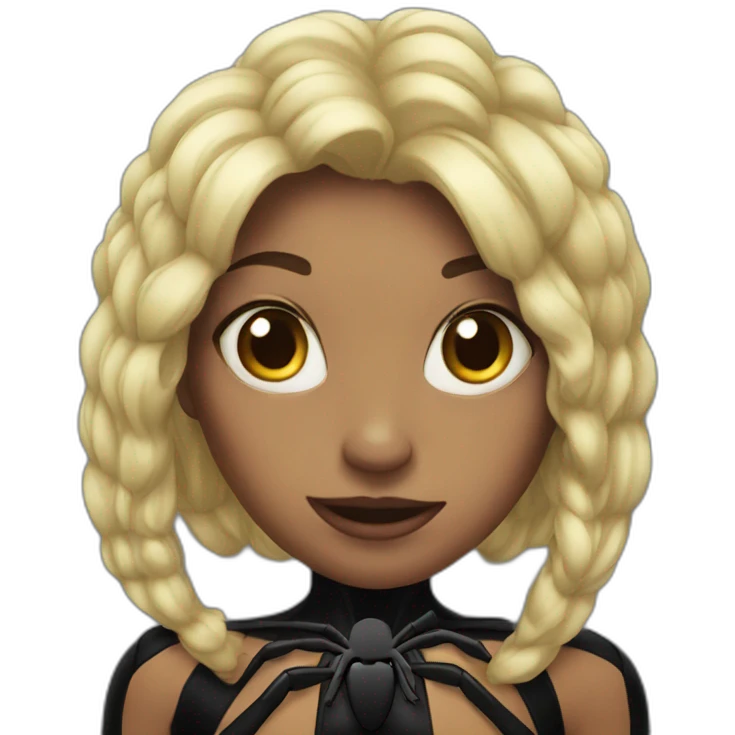 Spider girl emoji