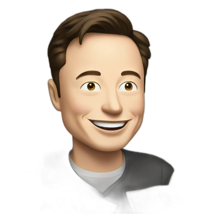 elon musk happy with money emoji