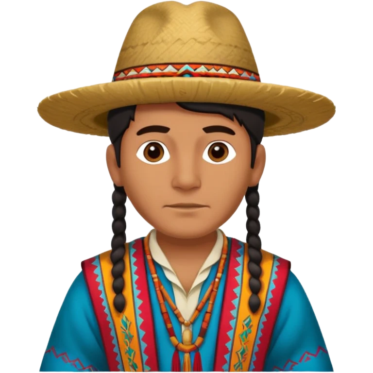 andean man with andean details emoji