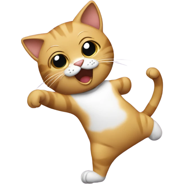 Cat dabbing emoji