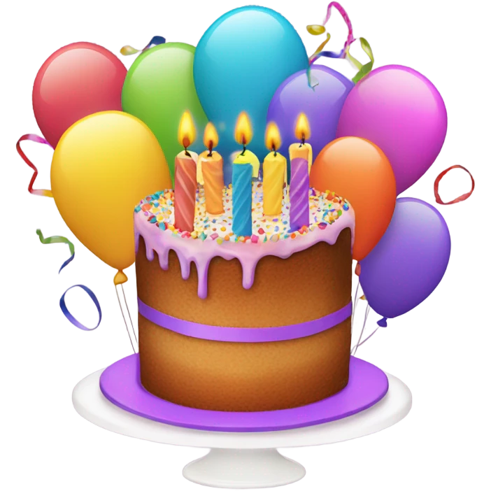 Happy birthday emoji