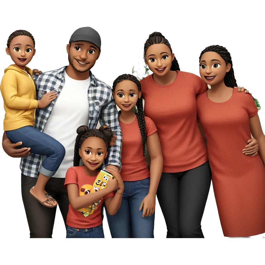 family fun day outdoors emoji