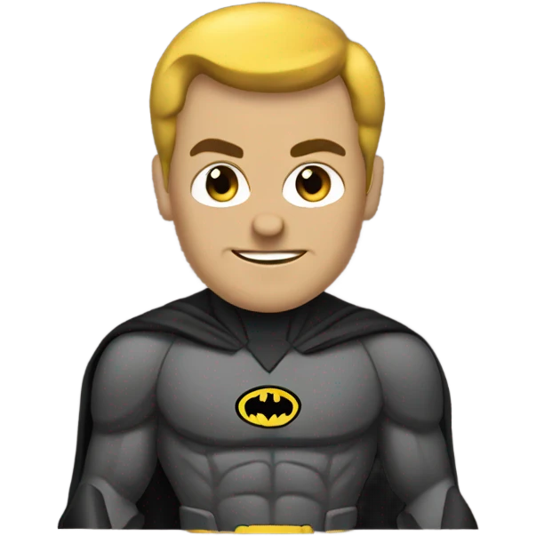 Batman working emoji