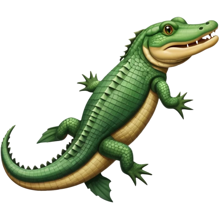 Tiktaalik Roseau-a fish that looks like a crocodile emoji