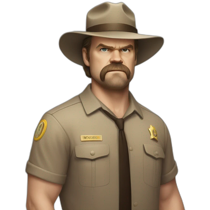 Jim Hopper David harbour emoji