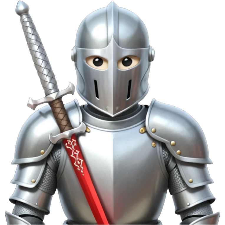Headless Knight with Sword close up emoji