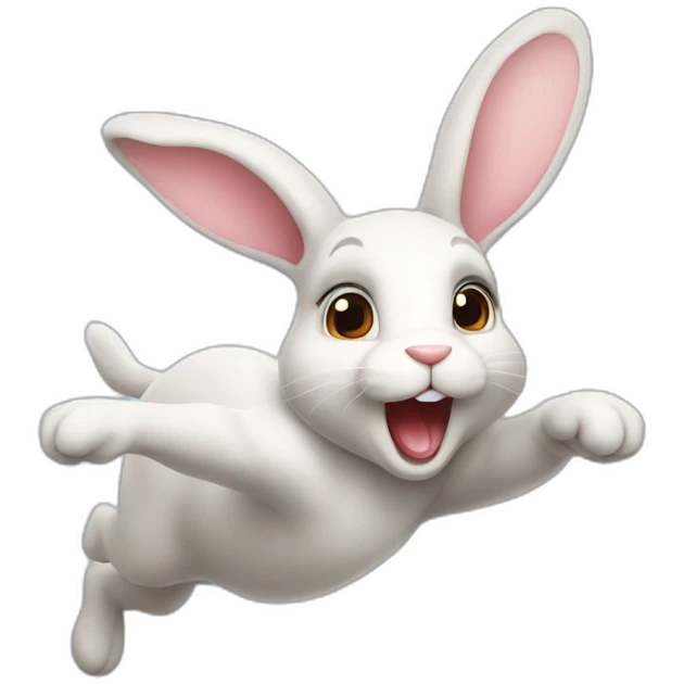 bunny, jump emoji