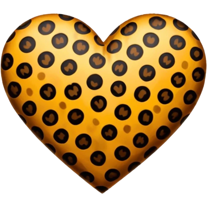 Cuore leopardato emoji