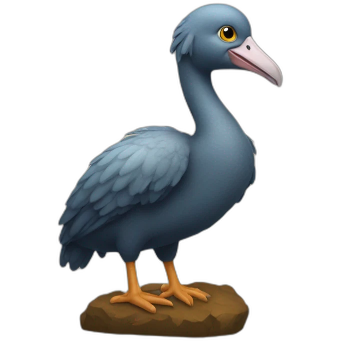 Dodo sur un chat emoji