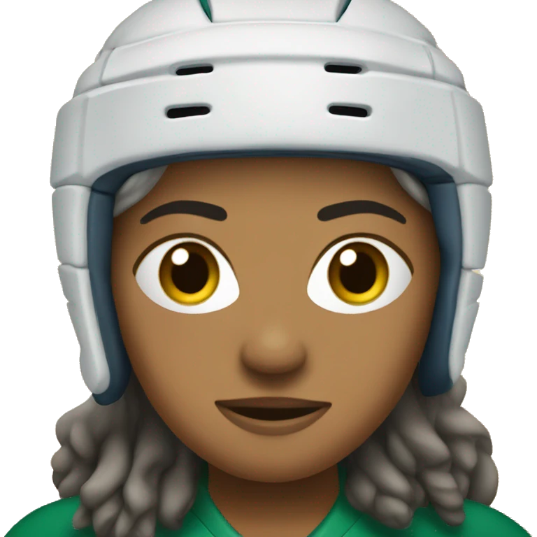 Jugadora hockey emoji