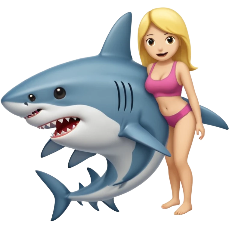 Shark have anal sex with girl emoji