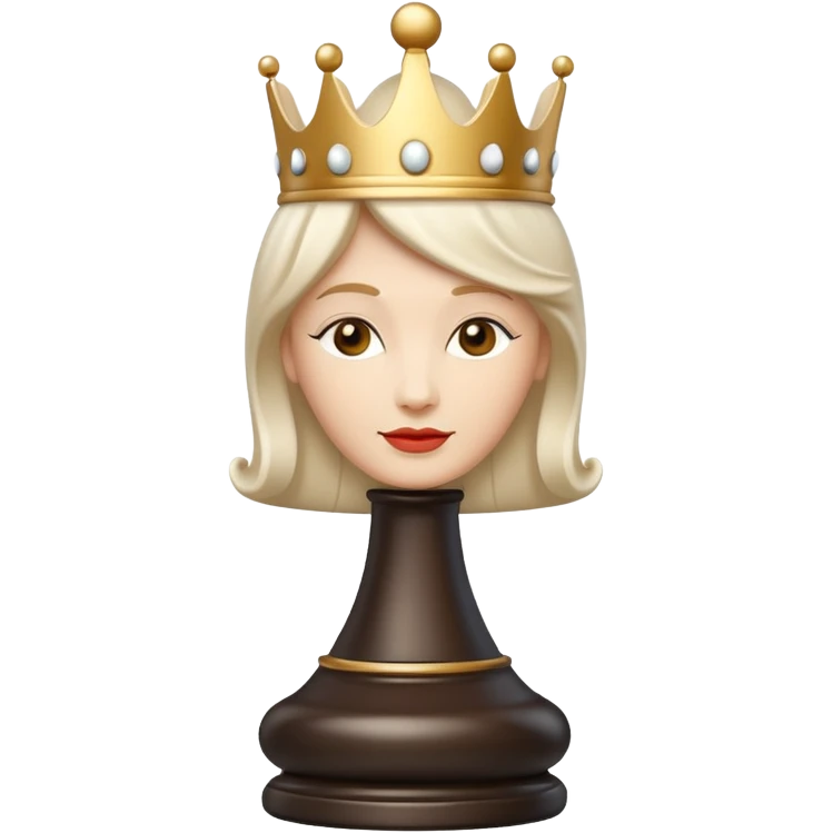 Chess piece queen emoji