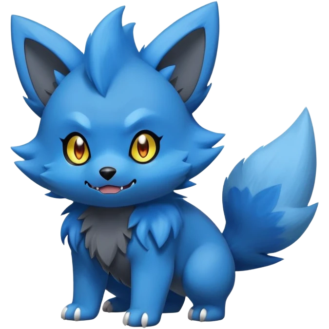 Shinx-Poochyena-Pokémon-Fakémon-hybrid-creature emoji