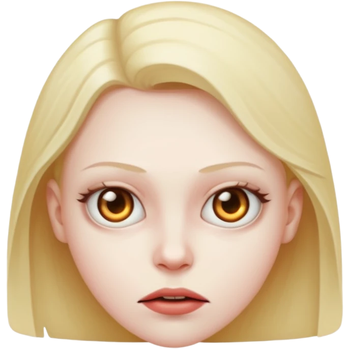 Freaky stare emoji