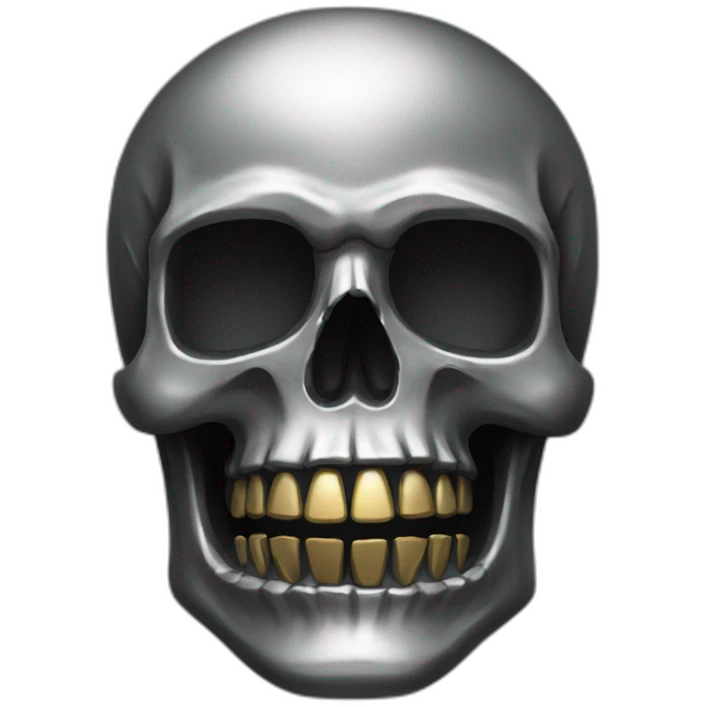 metal skull emoji