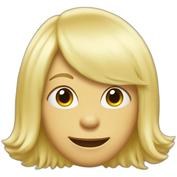 dinosaur with a blond wig emoji