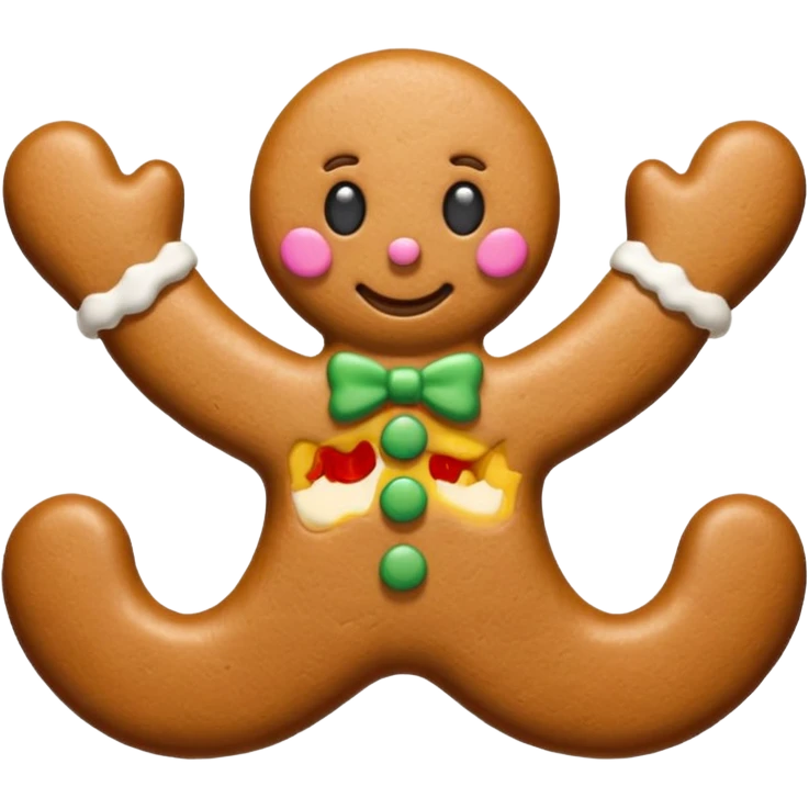 gingerbread emoji
