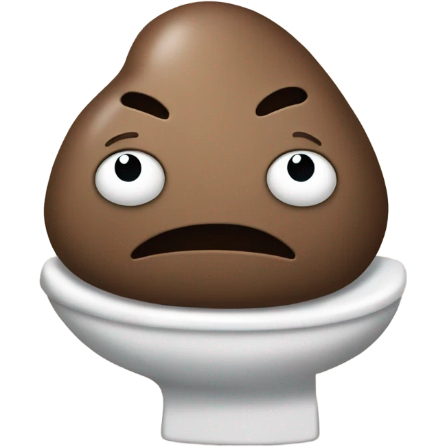 Doo doo  turd on the toilet emoji