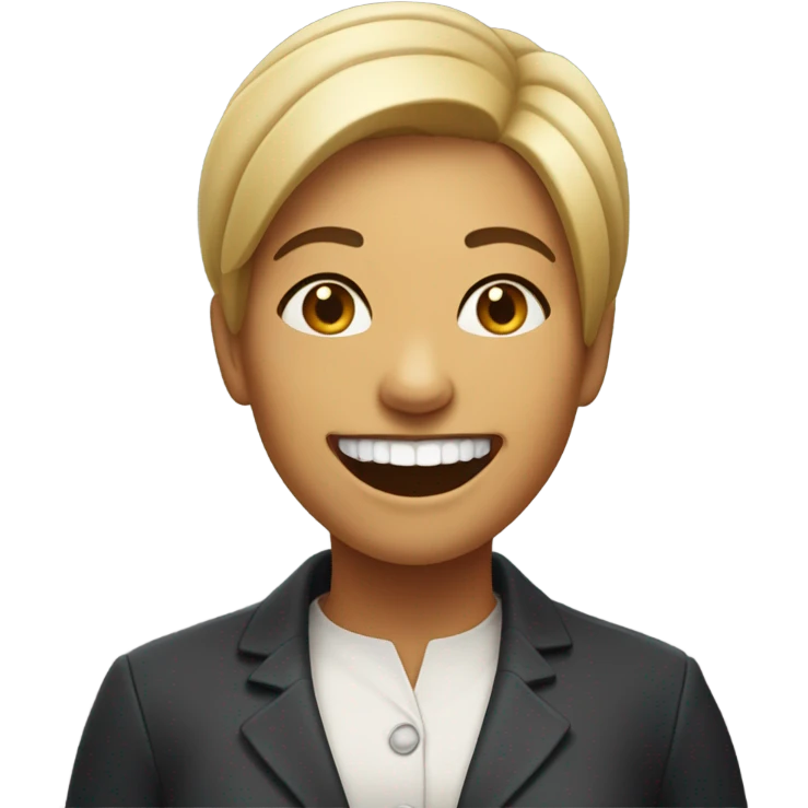 Big tooth woman emoji