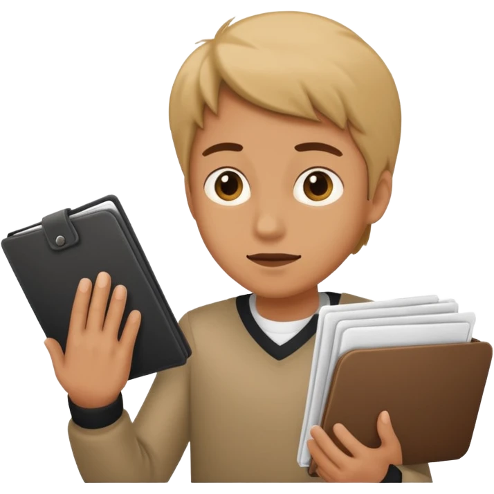 criminal stealing documents emoji