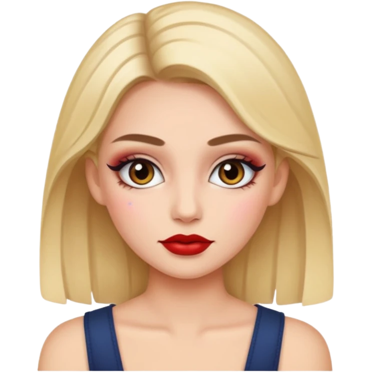 sexy girl makeup emoji