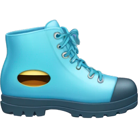 Chaussure de pluie emoji