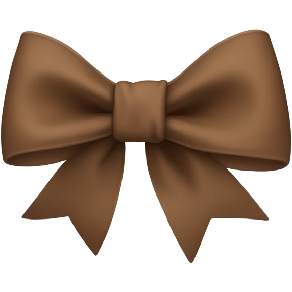 Brown Bow emoji
