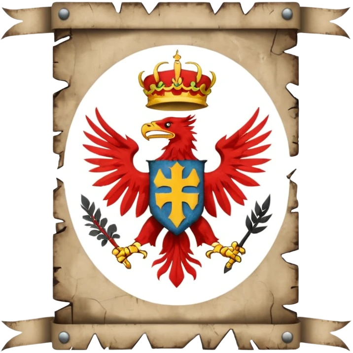 war torn ripped banner heraldry emoji