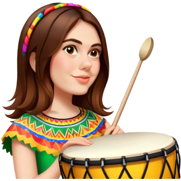 Festive Drummer emoji