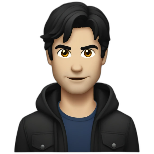 damon salvatore from the serie vampirediaries emoji