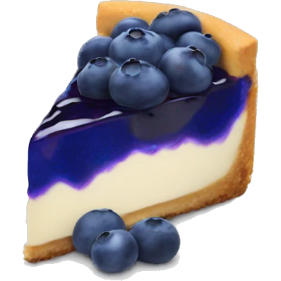 Blueberry Cheesecake  emoji