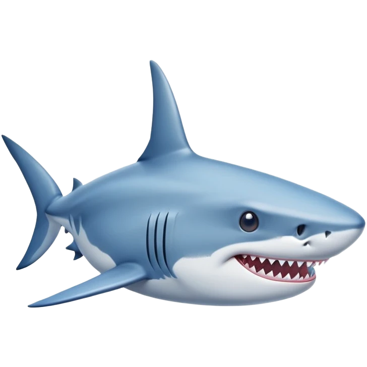 Tiburón con sapatos emoji