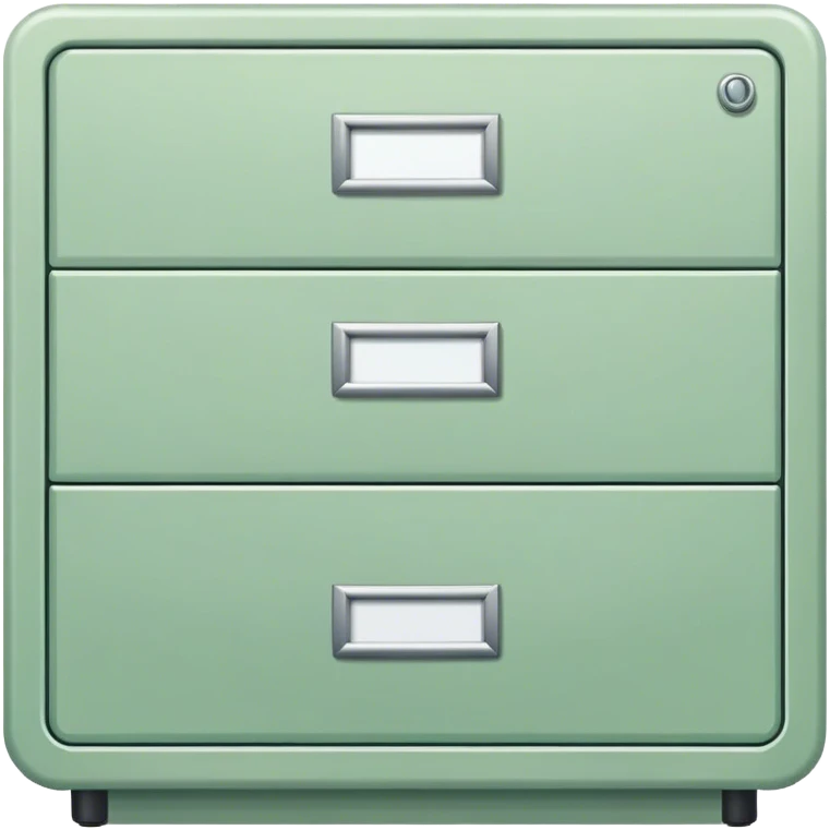sage green filing cabinet emoji