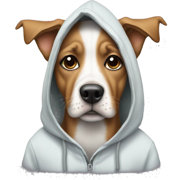 dog with hoodie emoji