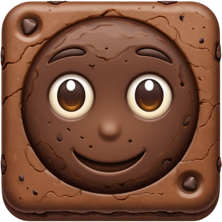 brownie emoji
