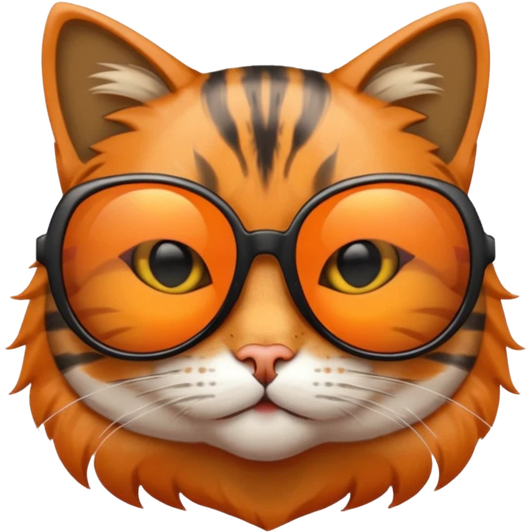 Cat wearing sunglasses emoji
