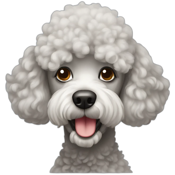 Geriatric poodle emoji