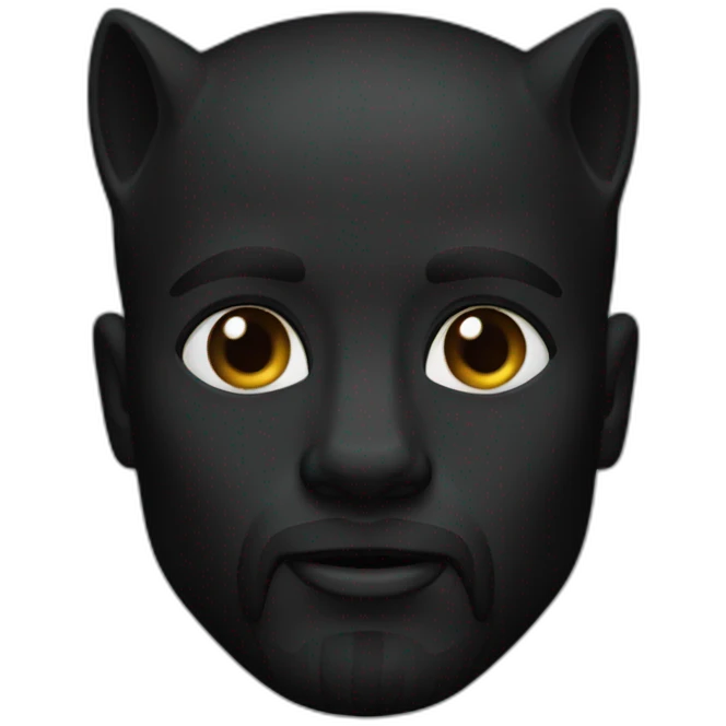 black pantera emoji